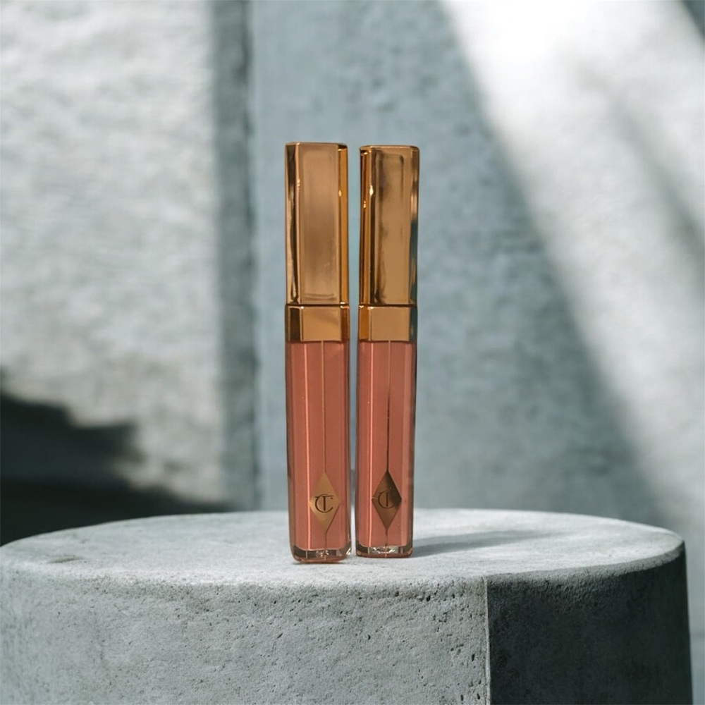 Charlotte Tilbury Peachy Nude Lip Gloss Duo